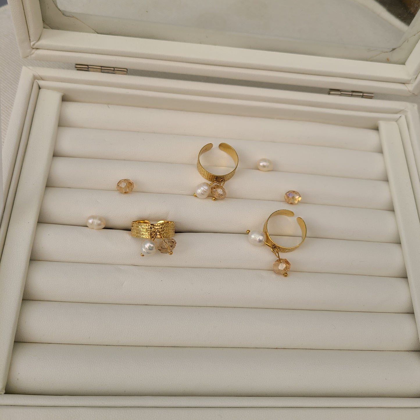 Bague Elégance Perlée