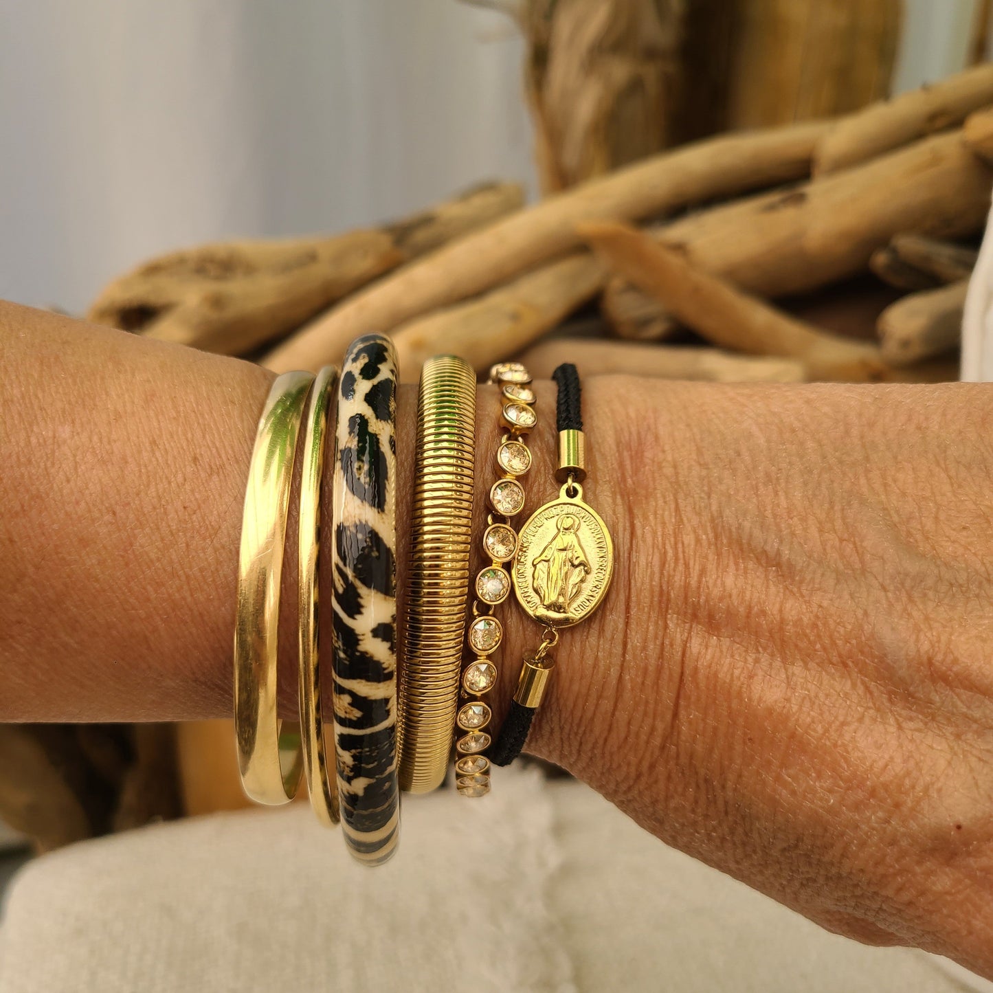 Bracelet ajustable vierge MARIE✝️