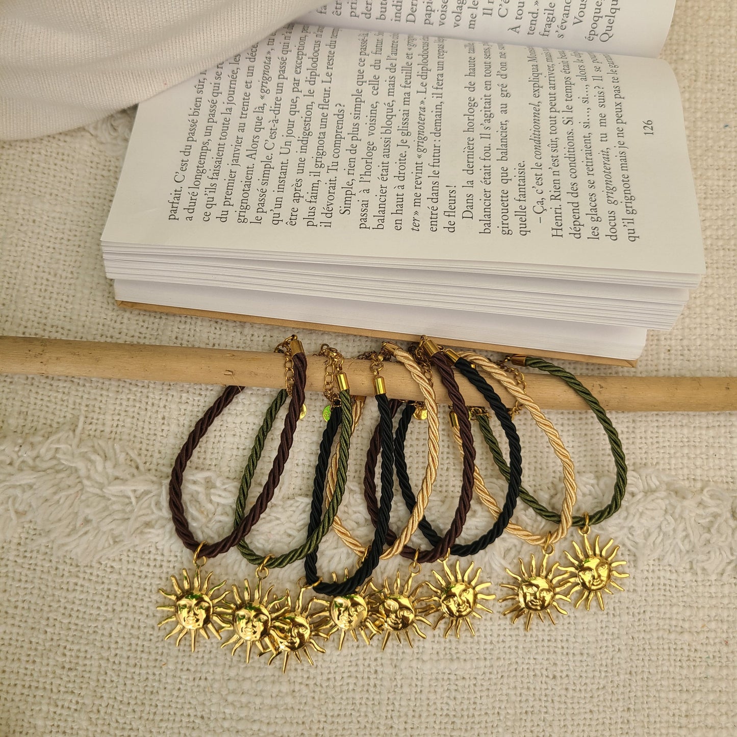 Bracelet cordon SOLEIL☀️