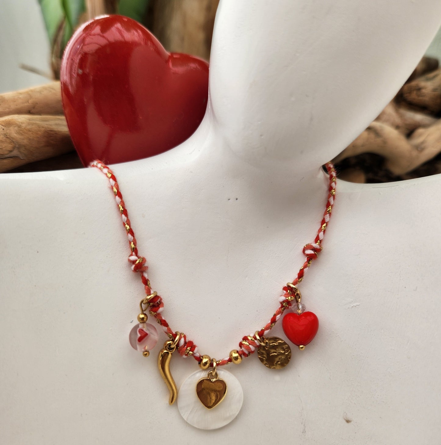 Collier Charms Cordon
