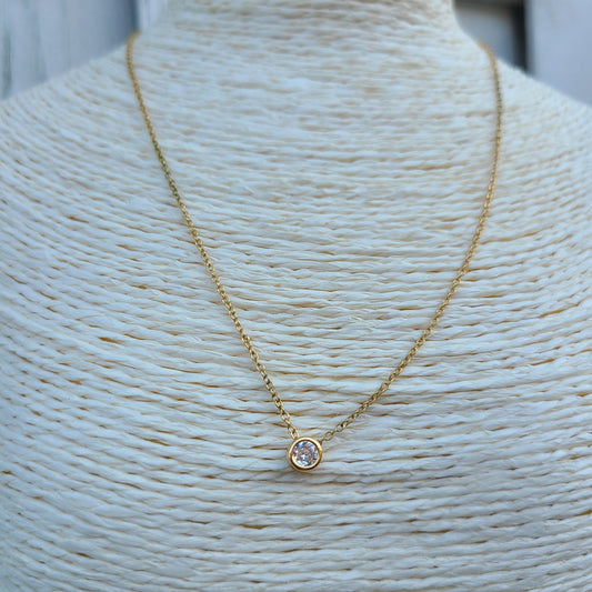 Collier Ras-de-cou SOLITAIRE