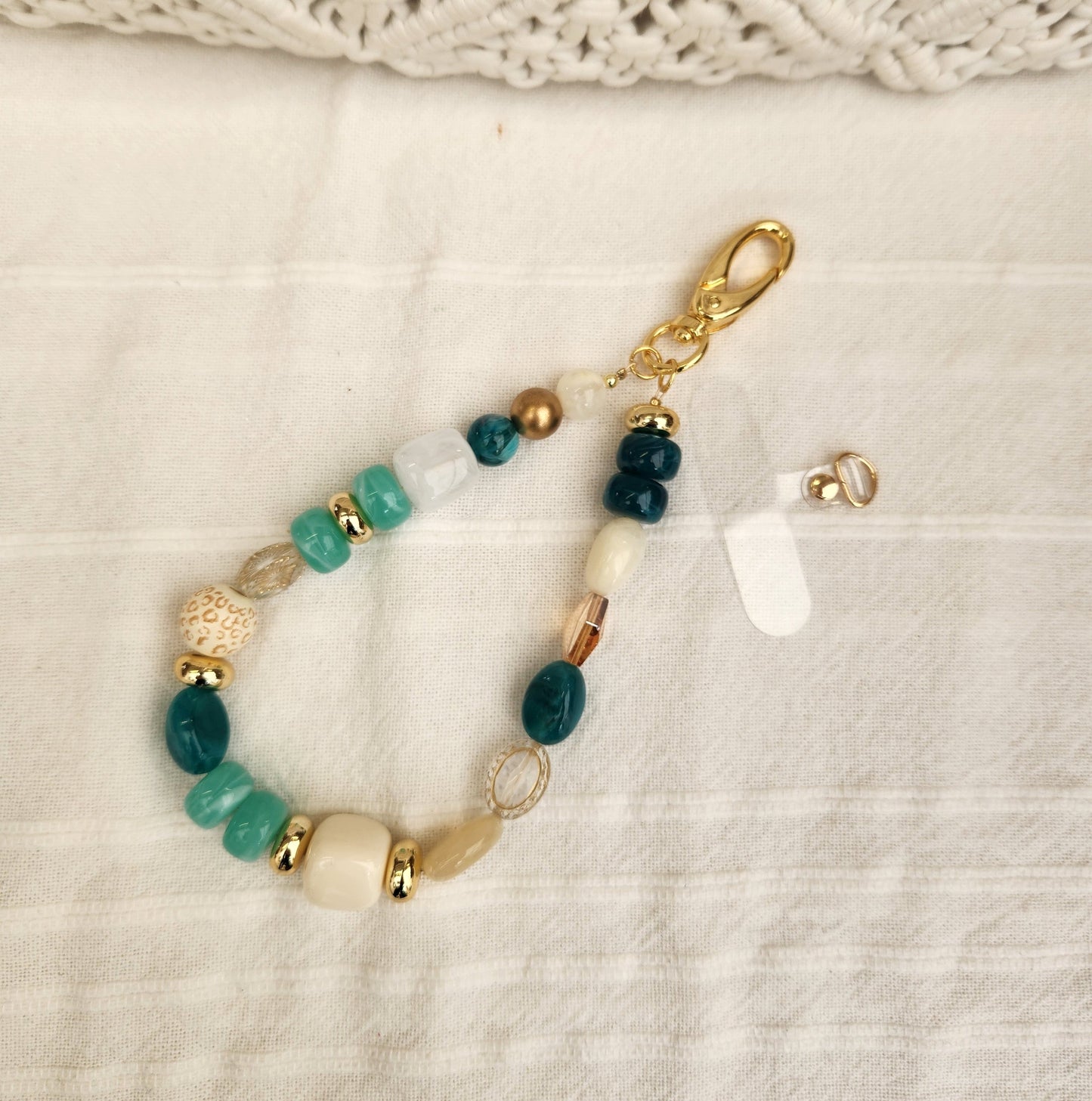 Bijou de téléphone Éclat Turquoise