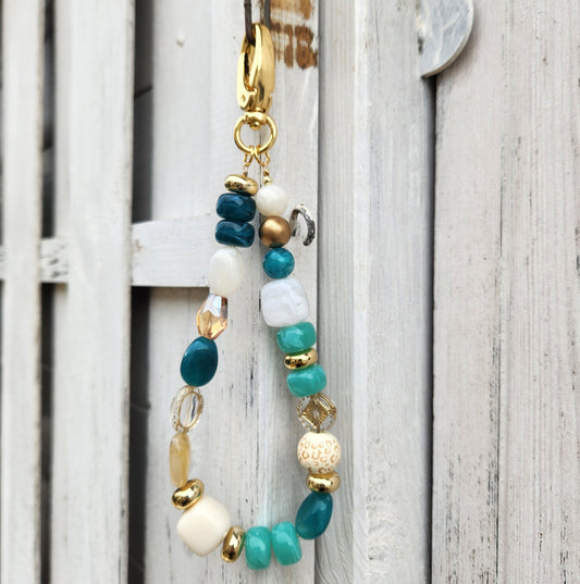 Bijou de téléphone Éclat Turquoise