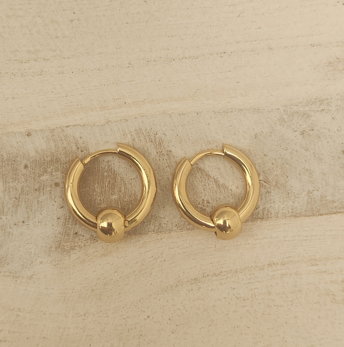 Boucles d’oreilles créoles Pearl