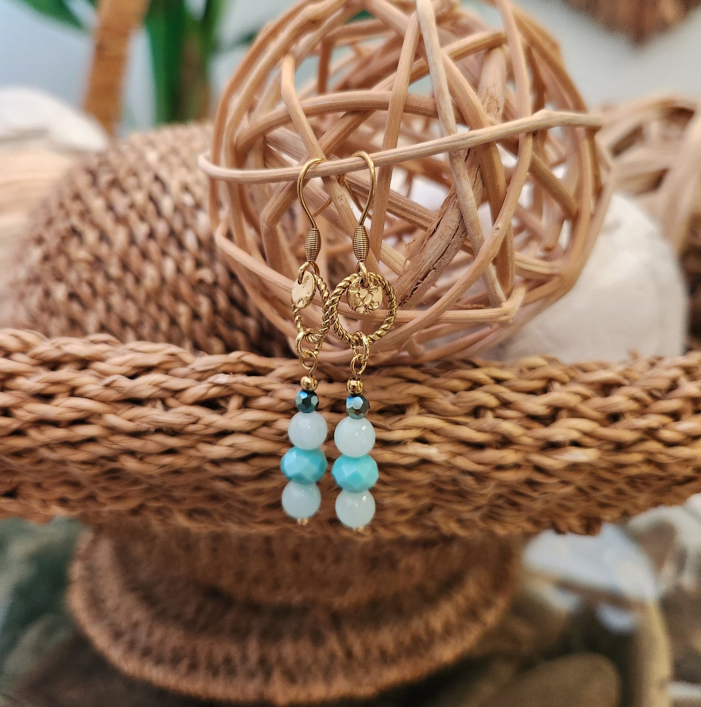 Boucles d’oreilles Lagune