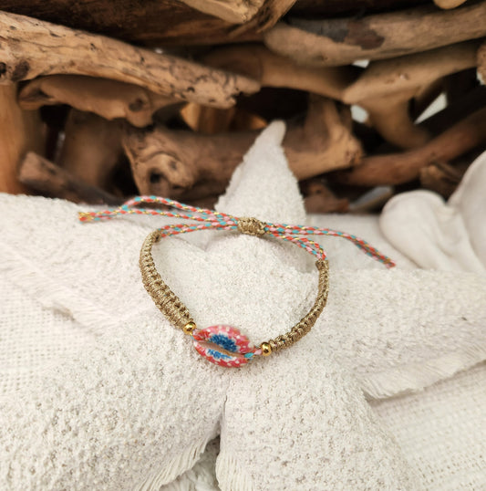 Bracelet coquillage Cauri