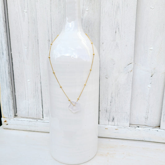 Collier pendentif Fleur