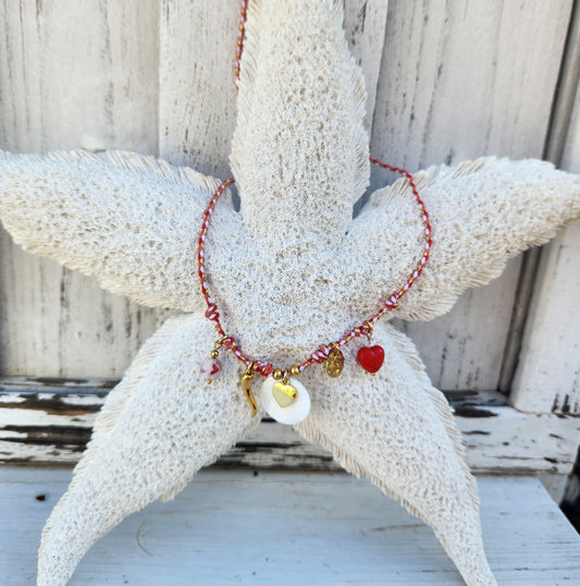 Collier Charms Cordon